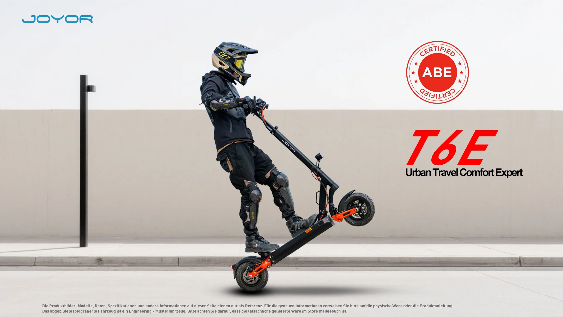 JOYOR T6E Elektroroller für Erwachsene, 48V18AH Akku, E-Mountain-Scooter, 10-Zoll-Offroad-Reifen, faltbarer E-Scooter – Detail 1