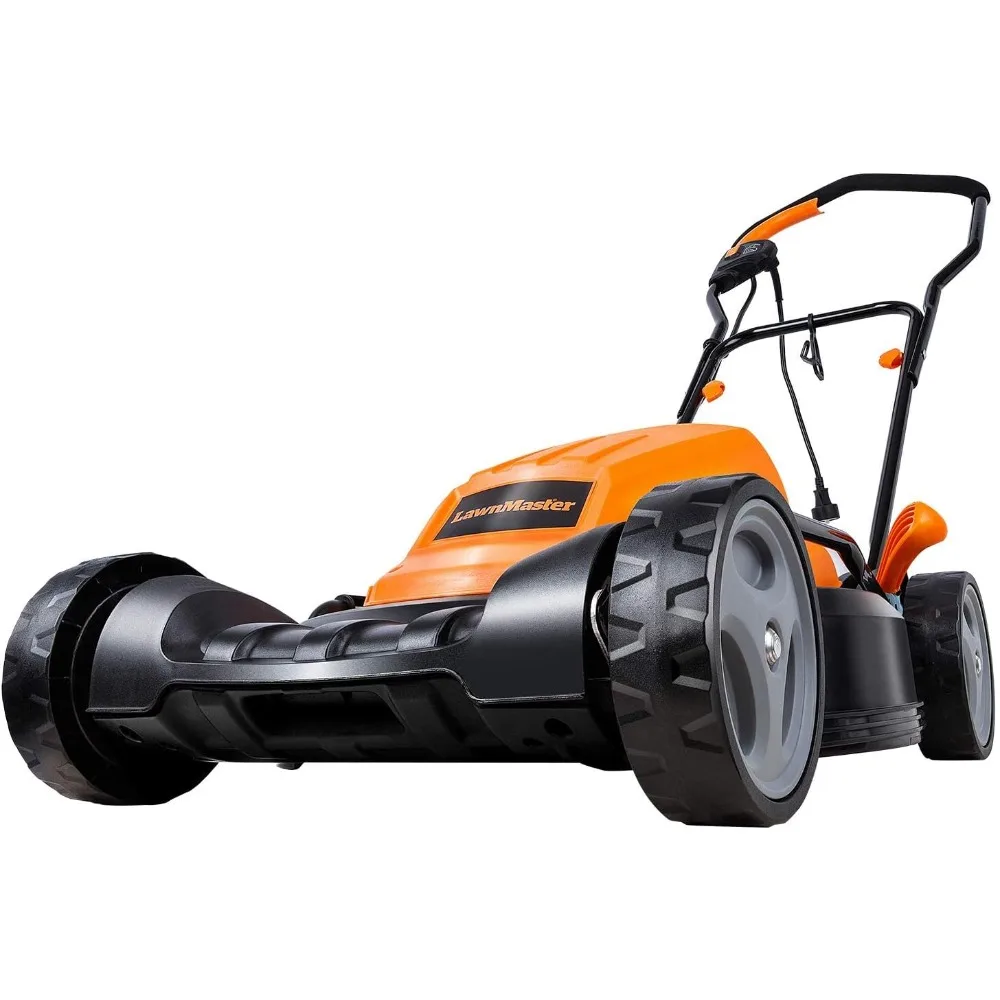 

LawnMaster ME1218X Electric Lawn Mower 12AMP 19-Inch Carrito Para Playa Folding Cart