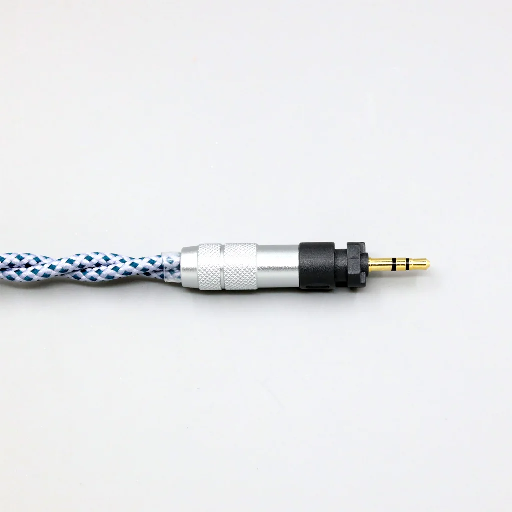 99% Pure Silver Mix Graphene OCC Shielding Earphone Cable For Shure SRH840 SRH940 SRH440 SRH750DJ Philips SHP9000 SHP8900