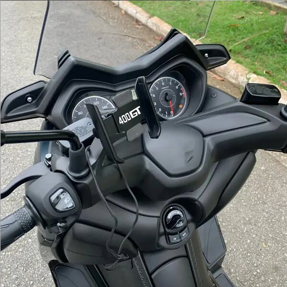 For CFMOTO 400GT 400 GT 400gt 2016-2025 2024 2023 Motorcycle CNC Mobile Phone GPS Navigation Handlebar Bracket Support Mount