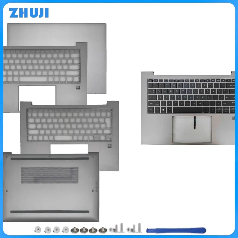 

NEW For ZBook Firefly 14 G9 Laptop Parts LCD Back Cover, Front Bezel, Palmrest, Bottom Case, US UK Keyboard