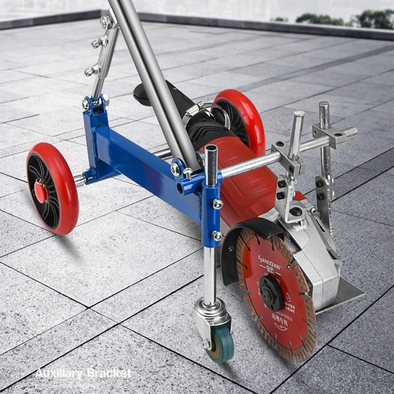 Slotting Machine Ground Push Rod Stainless Steel Slotting Machine Bracket Detachable Retractable Slotted Bracket For Slotting