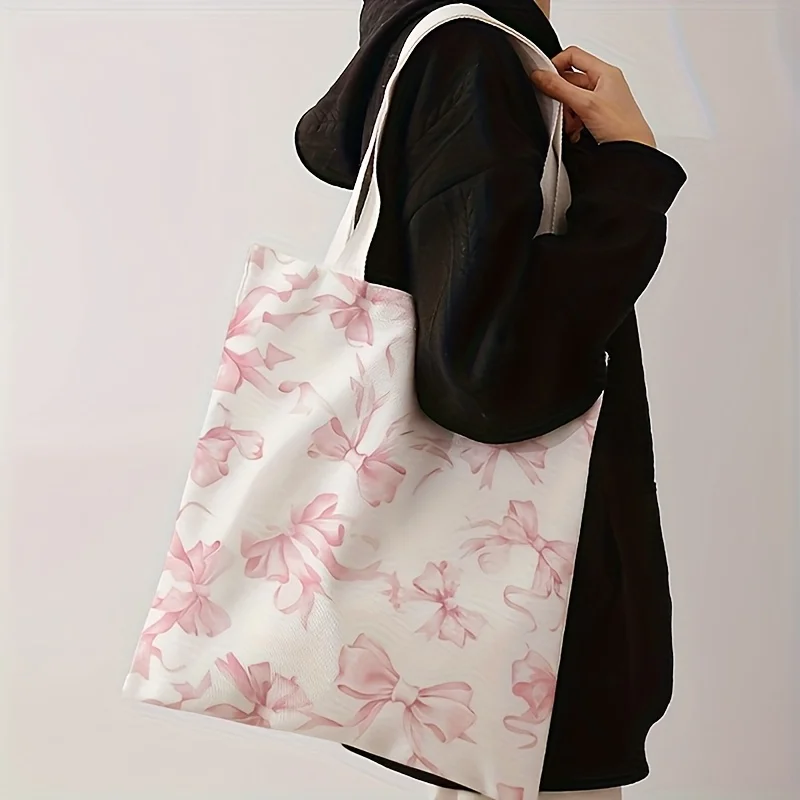 Shopping Bag Foldable Lightweight Multifunctional Handbag & Backpack, Convertible Bag for, Travel, Grocery - with Neutral Style
