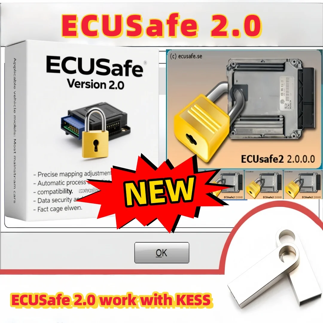 

2025 Hot Sale ECU Safe 2.0 Diagnostic Tool Software For Car and Trucks for ecu programming car accessories software