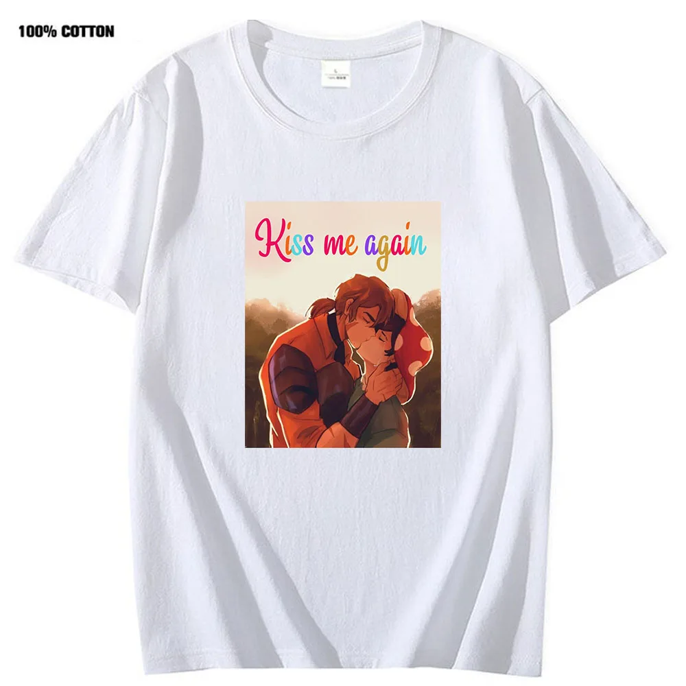 Kiss Me Again Tshirt Kiss-Me-Again Oversized T Shirt Clothes Summer Graphic Tops for Girls Cartoon Femme Shirt Streetwear Cotton