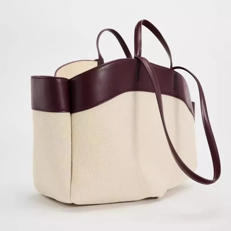 

Women's Large Canvas Tote Bag 2025 New Trendy Shoulder Bag Lightweight Casual Tote for Work, Travel, Shopping & Daily Commute