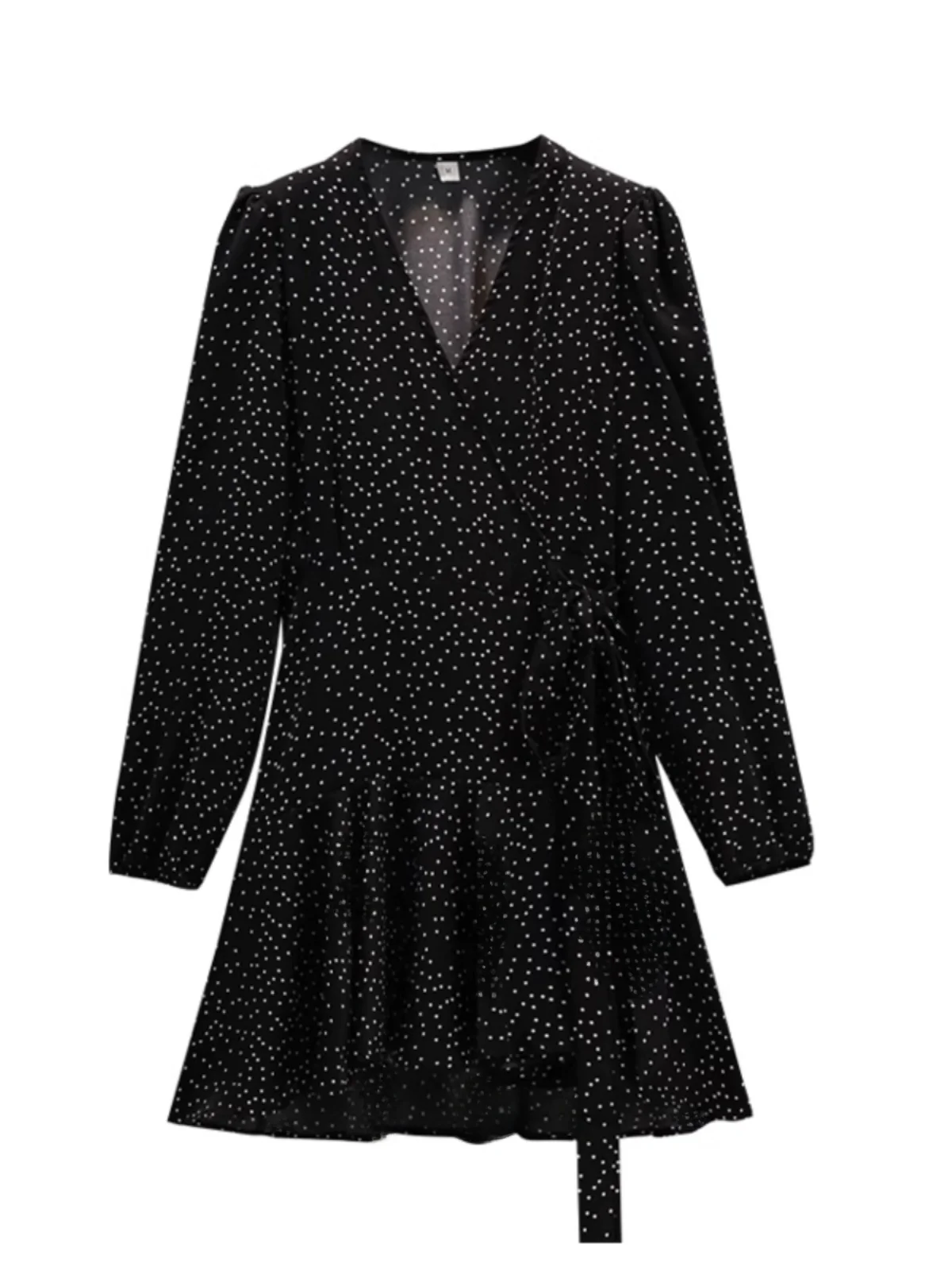 Sukienka maxi w kwiatowy wzór, damska, plus size, elegancka, modna, na wiosnę i jesień, z wysokim stanem, dekoltem w serek, długa, codzienna.