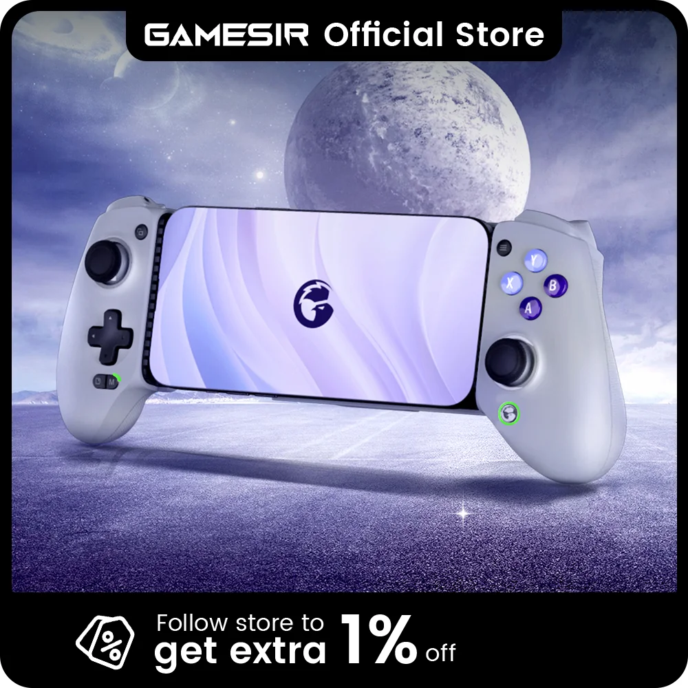 GameSir-Gamepad G8 Galileo para teléfono móvil, controlador de juego con efecto Hall, Joystick para iPhone 15, teléfono móvil Android, juegos en la