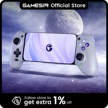 GameSir G8 Galileo Cep Telefonu Gamepad Oyun Denetleyicisi ile Hall Etkisi Joystick iPhone 15 Android Cep Telefonu için Bulut Oyun
