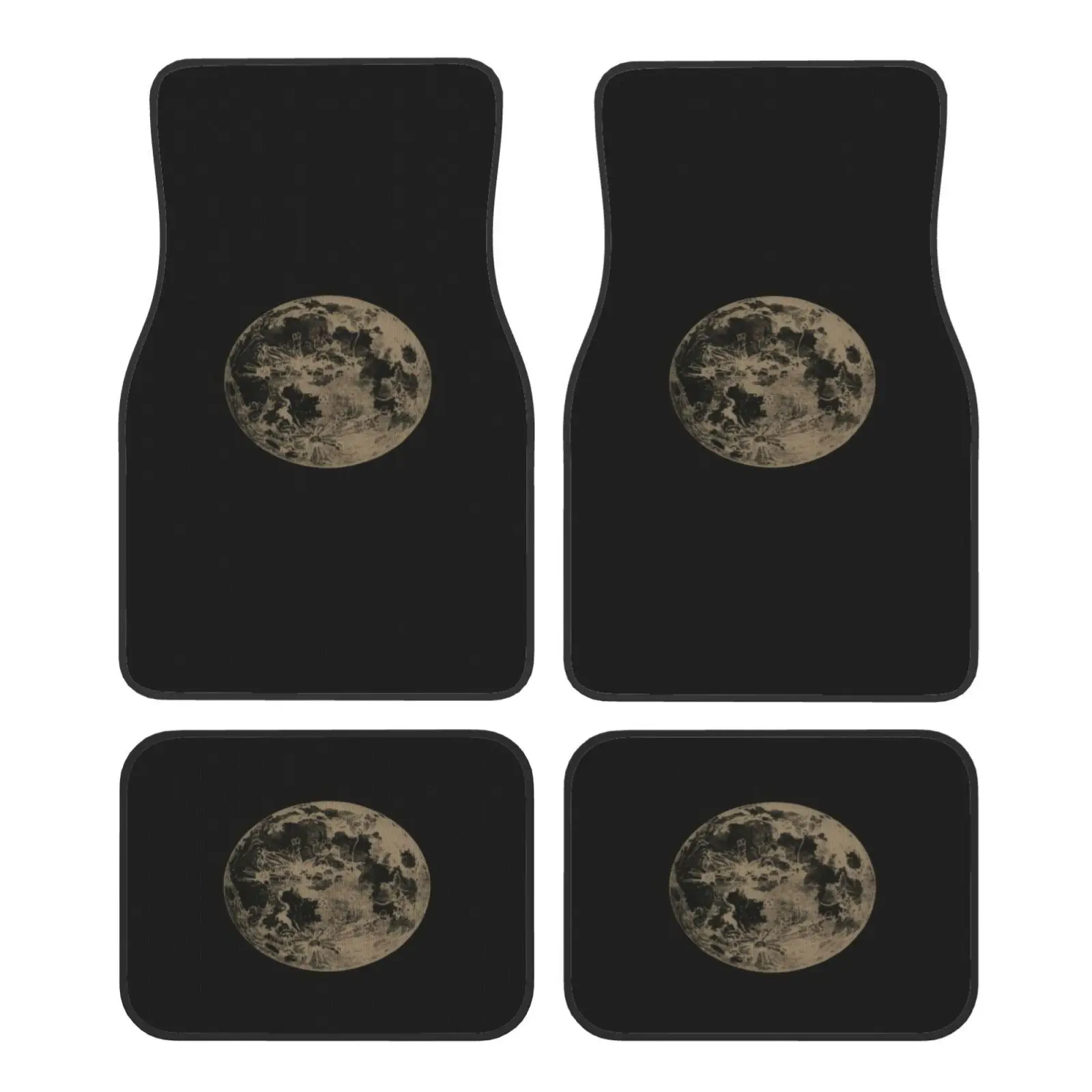 4pcs Simple Print Mats, High-density, All-season Easy Install
