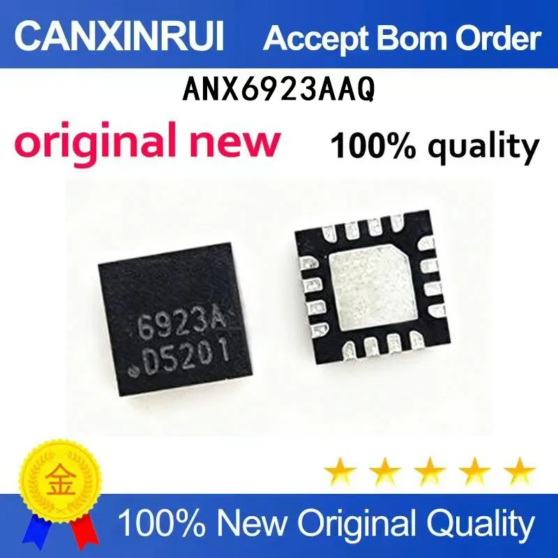 (5-100 Pieces) Brand new original ANX6923AAQ silk screen 6923A power management IC chip QFN16 package