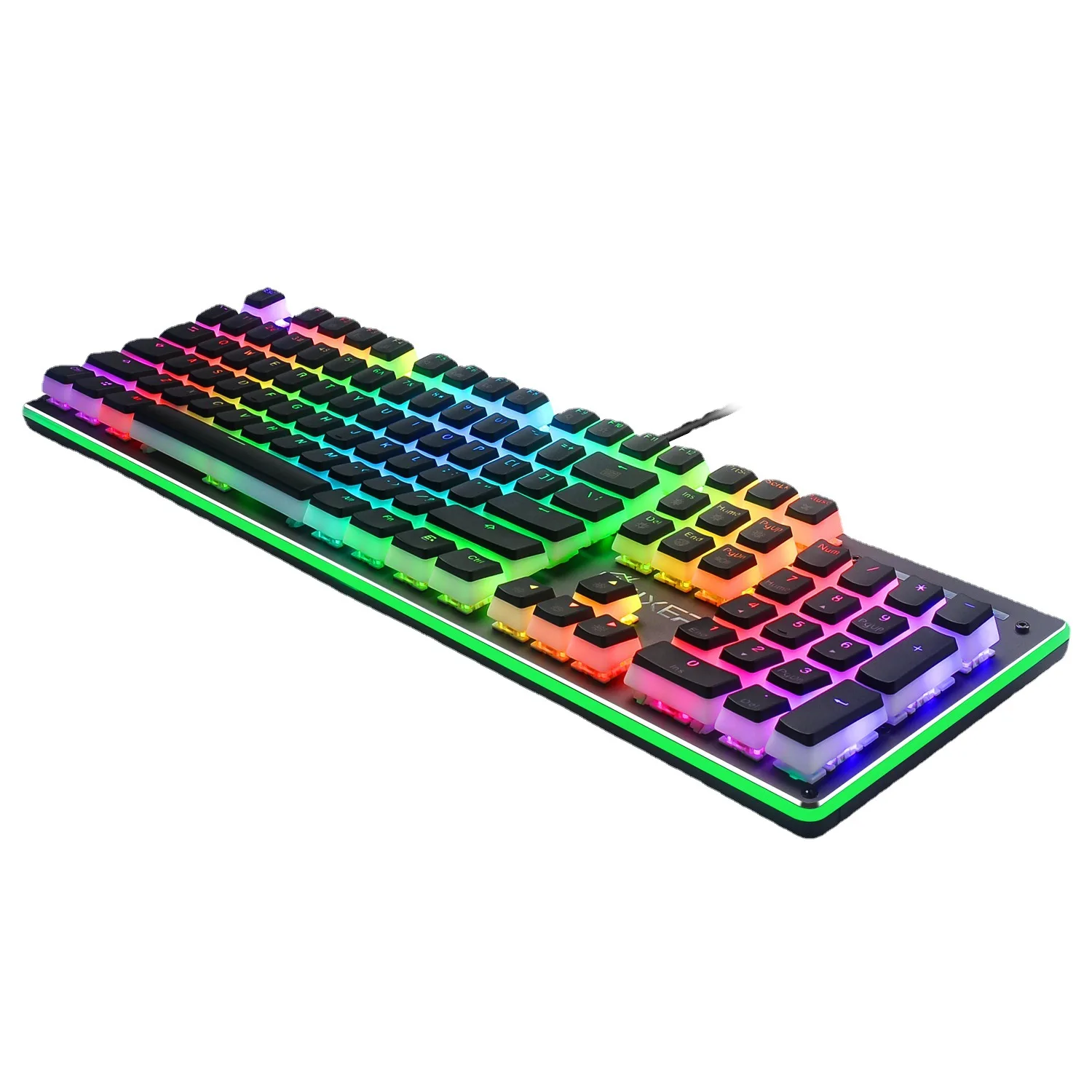 

Red axis real mechanical keyboard, backlight, Symphony two-color keycaps