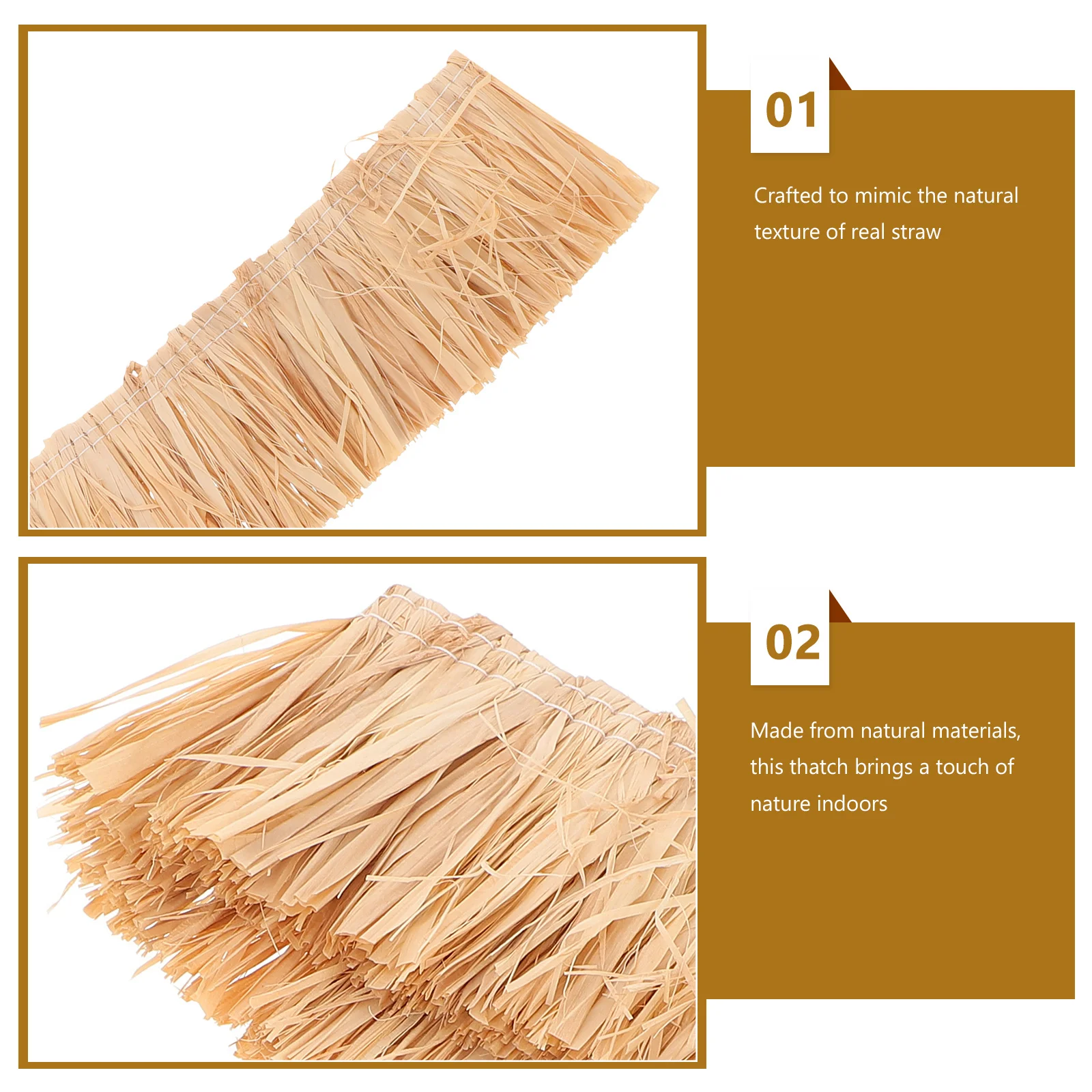 6 قطعة 20x5 سنتيمتر الحرفية القش للمناظر الطبيعية المصغرة DIY بها بنفسك القش سقف نموذج كوخ الديكور العشب الاصطناعي تسقيف المواد
