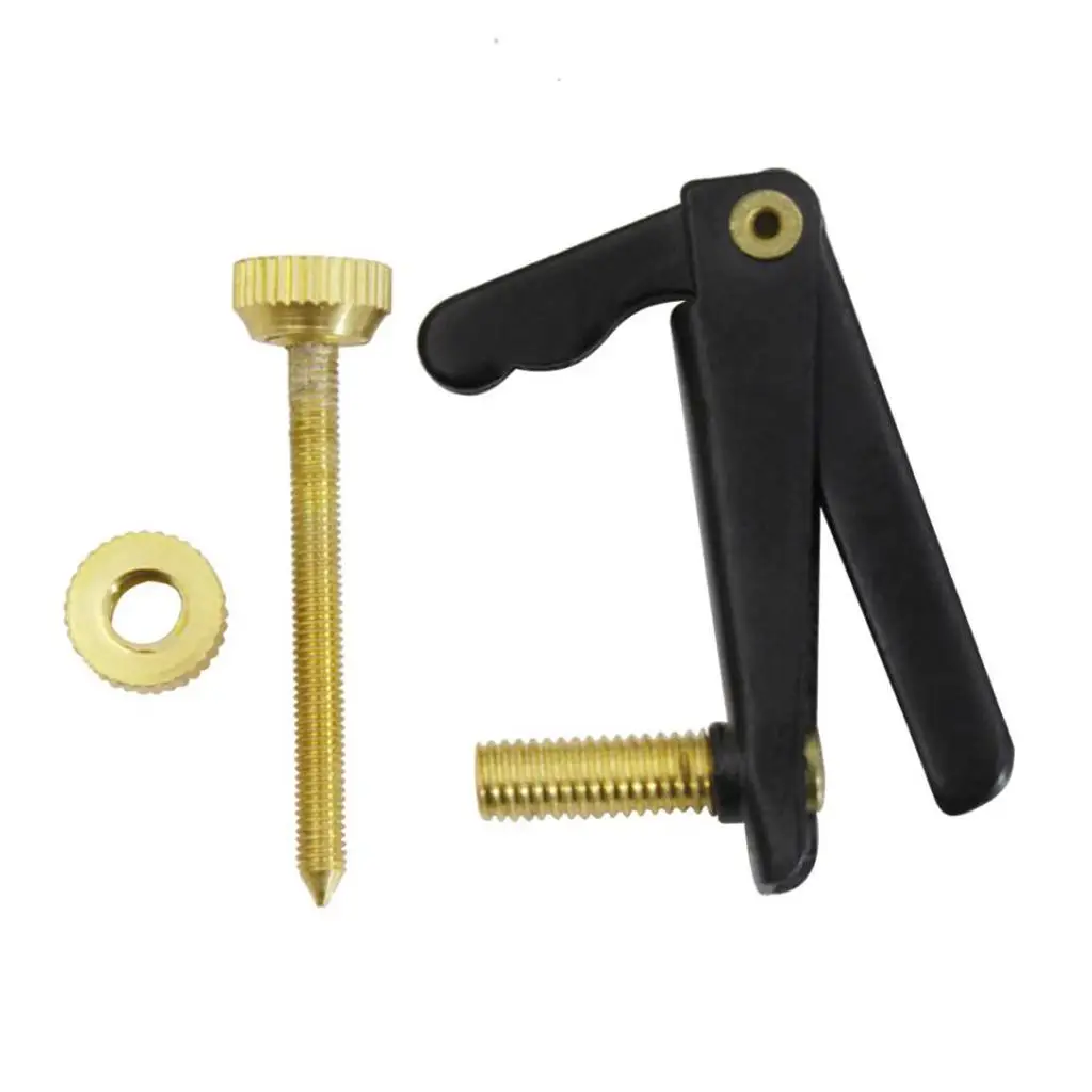 4-piece Black Golden Metal Cello String Adjuster Fine Tuners for 3/4 4/4 Violoncello Instrument Parts