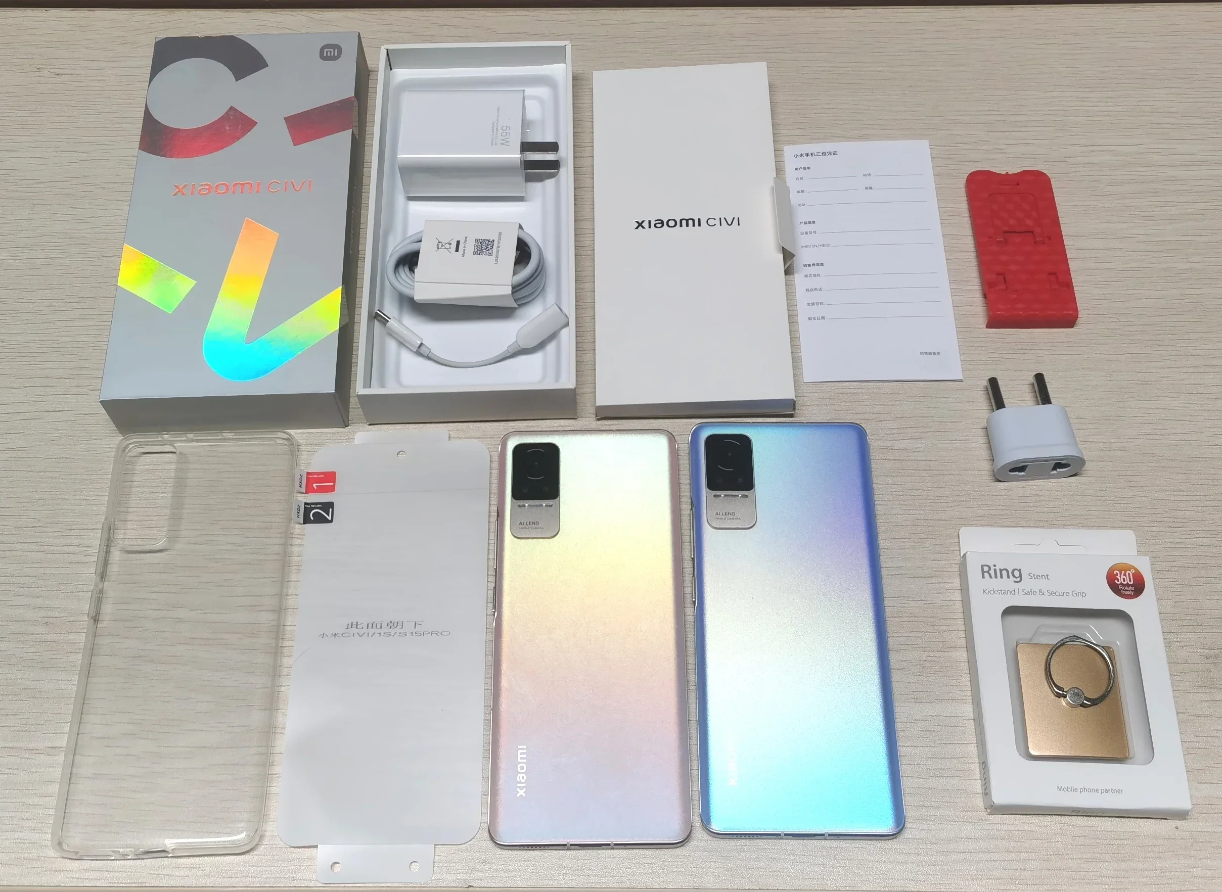 Xiaomi-Smartphone Civi 5G, micrologiciel global, Snapdragon 778G, appareil photo 64 MP, batterie 4500mAh, 55W, NDavid, téléphone d'occasion