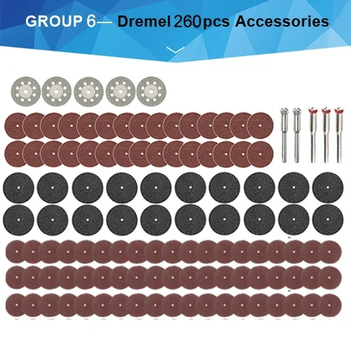 Accessoires voor miniboormachines Schuurmiddelen Hout Metaal Graveren Elektrisch roterend gereedschap Graveerpennen Accessoires voor Dremelmel-bitset