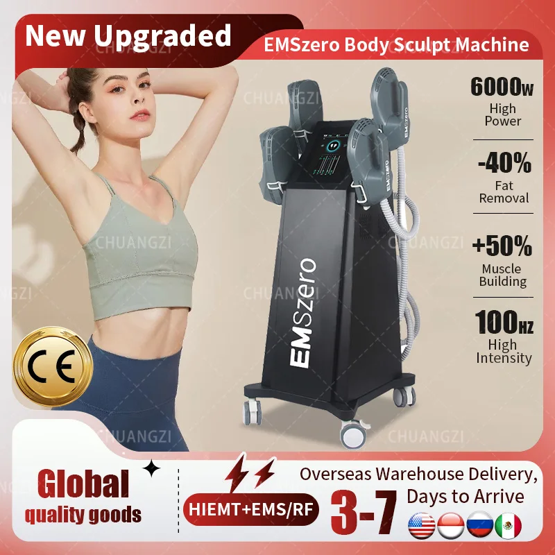 

Emszero 2024 Professional 6000w Portable NEO Body Slimming Nova Rf Muscle EMS Electromagnetic Stimulate Hiemt Pro