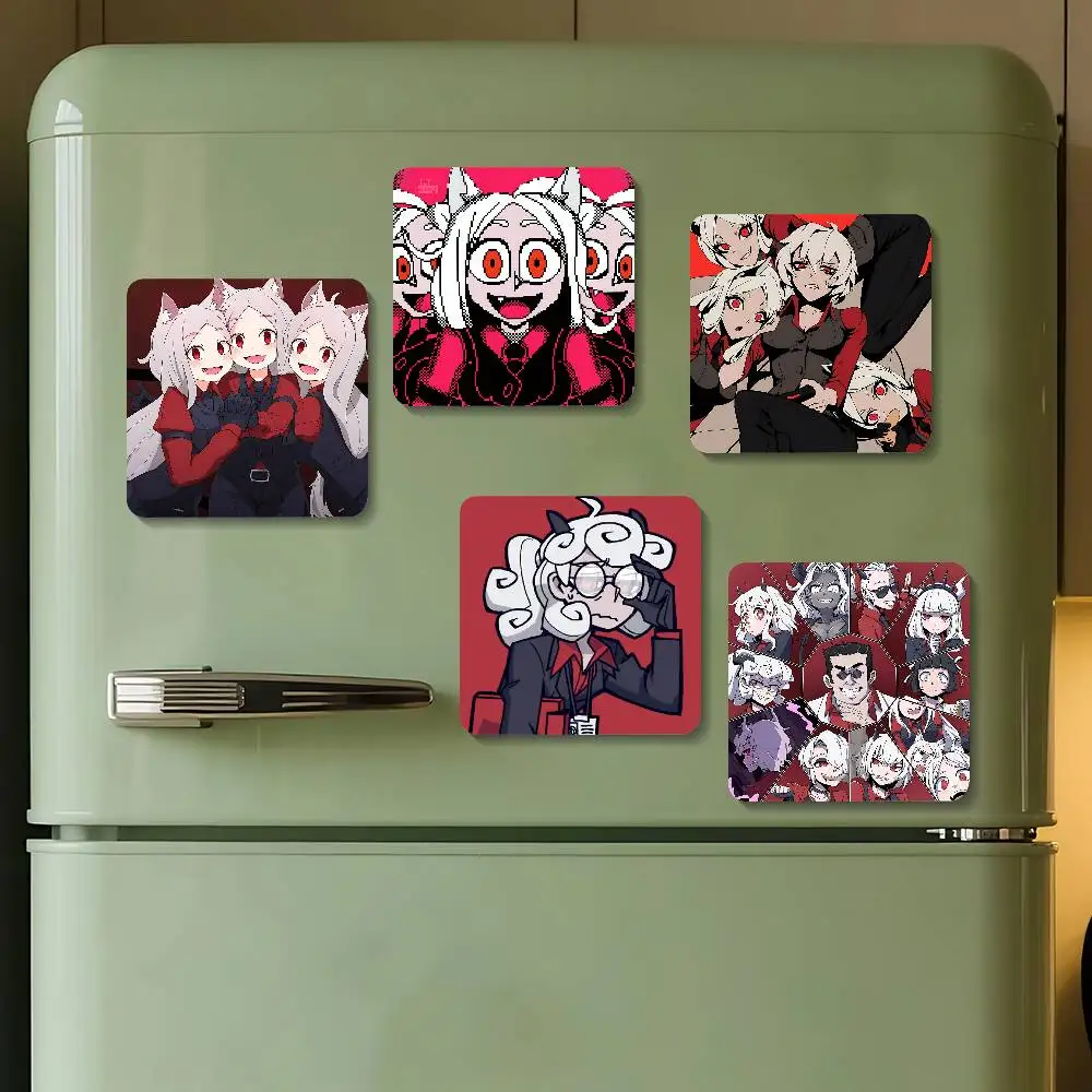 Anime Cartoon H-Helltaker Refrigerator Magnet Personalized Creative Magnetic Stickers With Magnets
