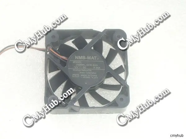 For NMB-MAT 2006ML-04W-B20 TA1 DC12V 0.05A 5015 5CM 50MM 50X50X15MM 3pin Cooling Fan 2006ML-04W-B20 TA1