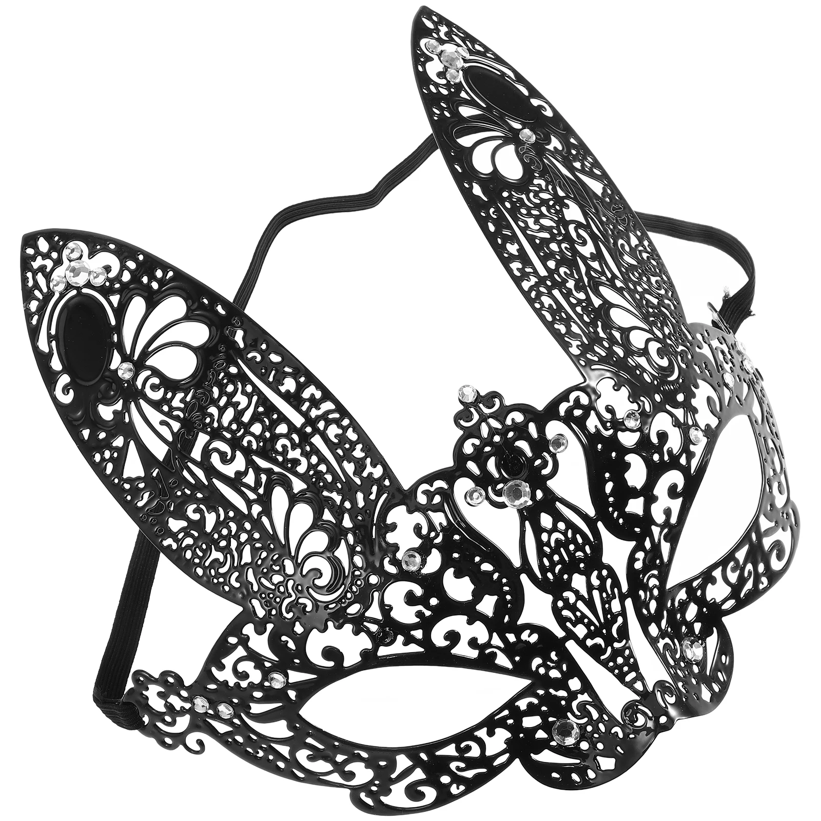 

Diamond-in Elegant Halloween Rabbit Cosplay Masquerade Ball Masks