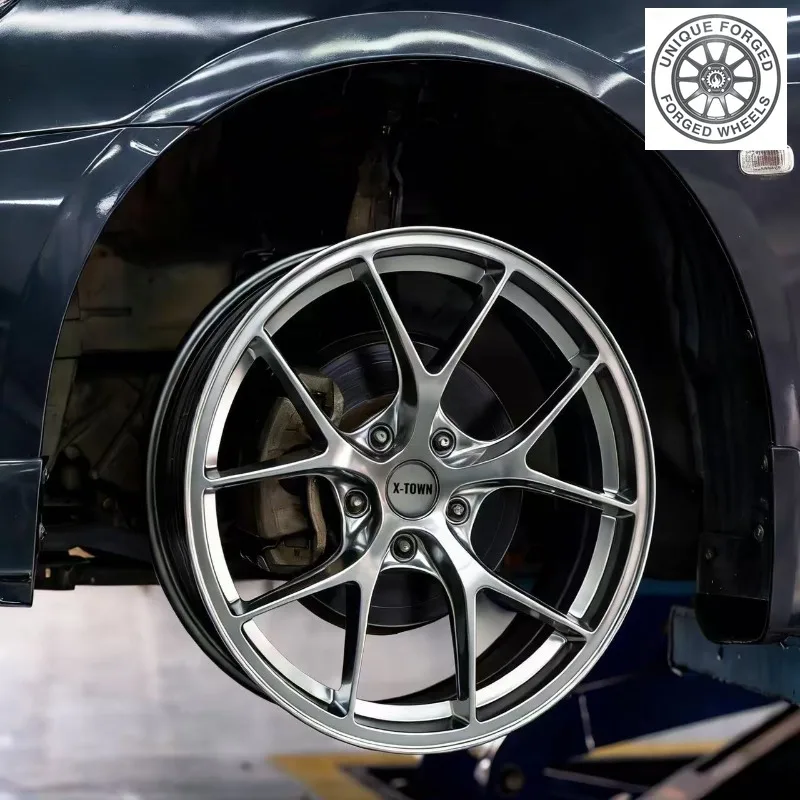 26 Style 17‑24 Inch Chrome Plated Concave Forged Wheels For BMW For Audi For Porsche Black Alloy Rims 5x114.3 5x120