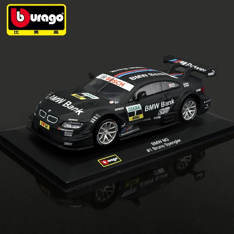 Bburago 1:32 BMW M3 DTM #1 #7 Alloy Racing Car Model Diecast Metal Toy Vehicles Car Model Simulation Collection Children Gifts