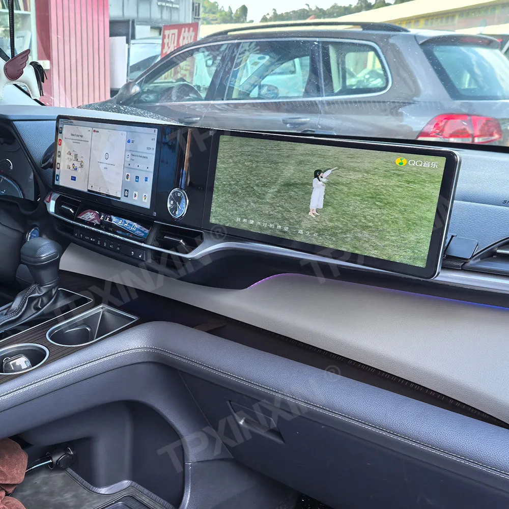 

For Toyota Sienna 2021-2025 12.3" Dual Screen Android 13 Touch Screen Car Multimedia Player GPS CarPlay Auto Bluetooth WiFi