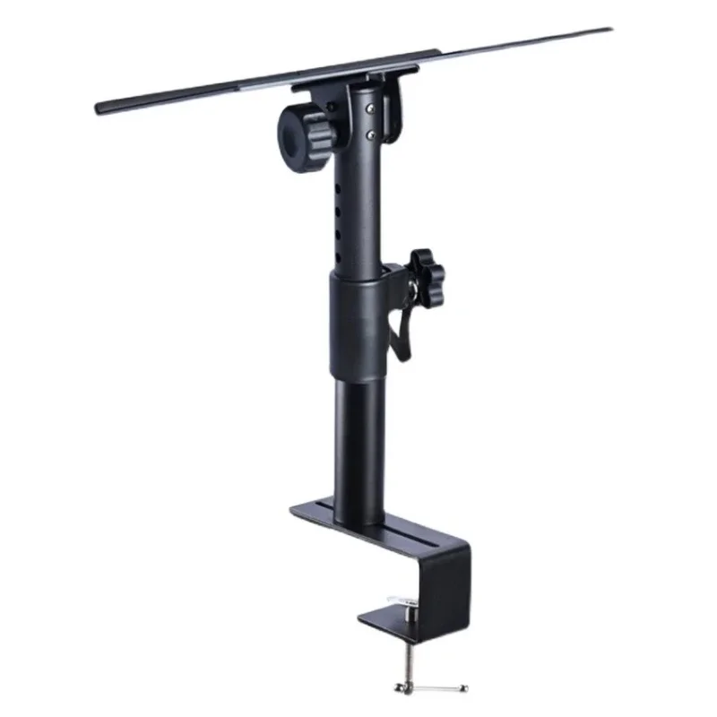 

Wall Type Adjustable Platform Clamp Speaker Bracket -10-15 Degrees Fine-tune Audio Bracket Lifting Height Monitoring Speaker