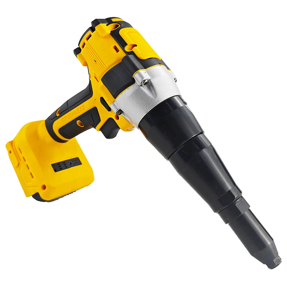 مسدس برشام كهربائي بدون فرش 2.4 مم - 4.8 مم أداة يدوية برشام أوتوماتيكية مع ضوء LED لبطارية ديوالت 20 فولت (بدون بطارية) #1