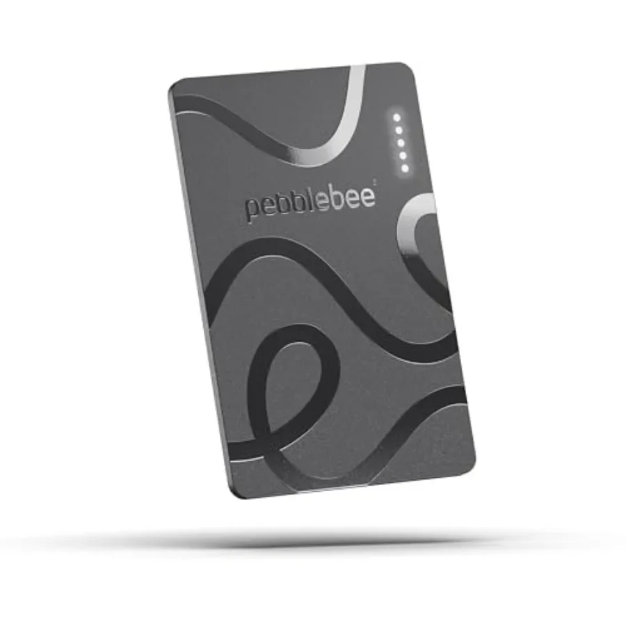 

Pebblebee Rechargeable Bluetooth Wallet Tracker Thin Eco-Friendly Alternative Tracking to Air Tag and Android Tracker 18-Month