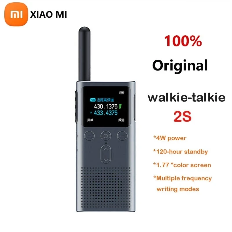 Xiaomi Walkie Talkie 2S Location Sharing Walkie-Talkie Long Standby Anti-Interference Quick Match Walkie Talkie 2s XMDJJO4FY