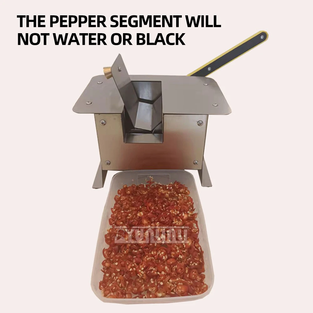 

Stainless Steel Chili Chopping Machine Household Manual Pepper Cutter Vegetable Processadores Machine