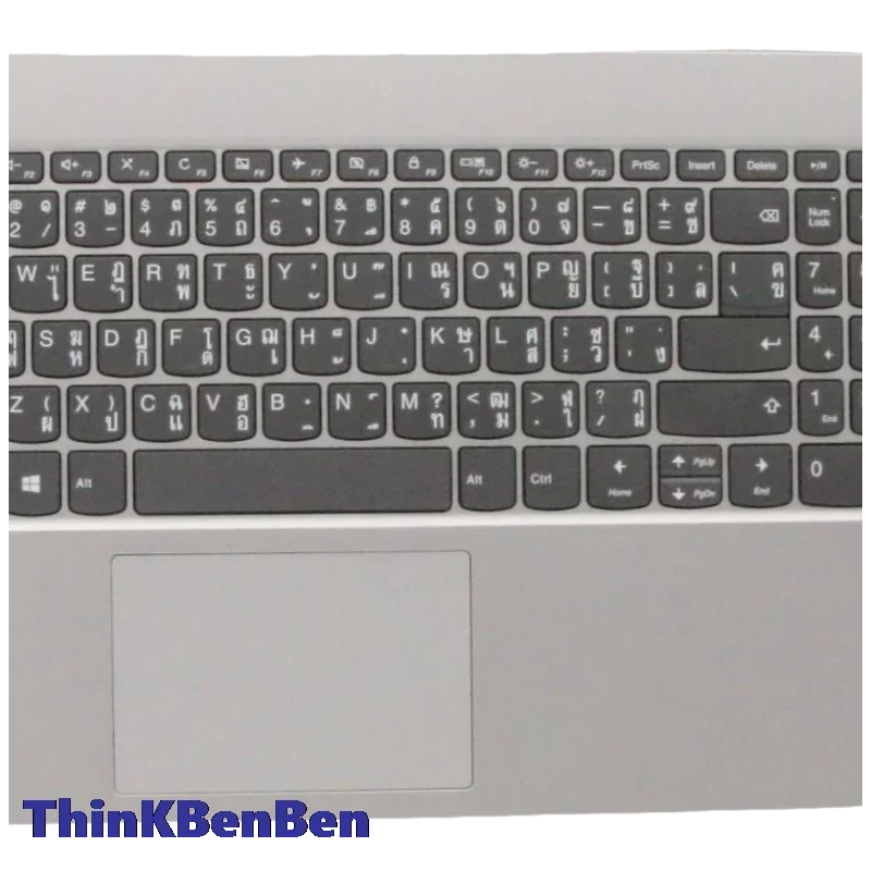 

Корпус верхней части клавиатуры (подставка для рук) TH Thai Grey для Lenovo Ideapad S340 15 15IWL 15IML 15API 15IIL 5CB0S18668