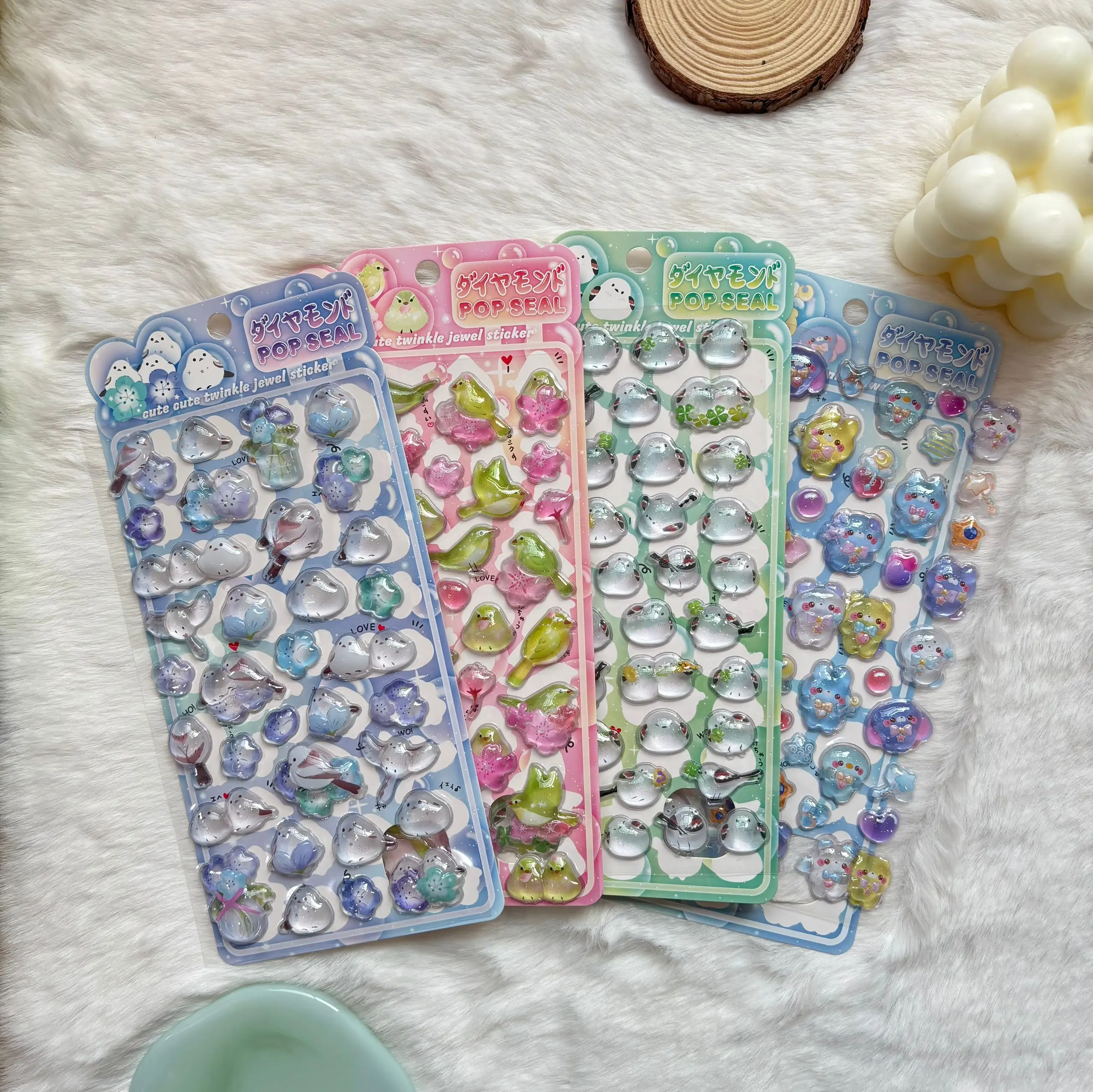 

Новые 4 шт. милых 3D-наклеек с мультяшными животными из хрусталя — подходят для ноутбуков, чехлов для телефонов, DIY и подарков на вечеринки