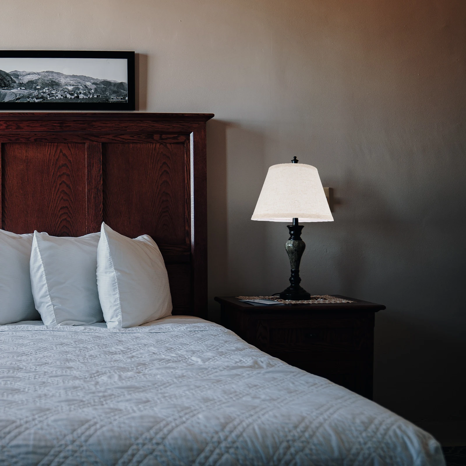 

E27 Socket Cloth Lampshade Simple Elegant Drum Design for Desk Wall Floor Pendant Lights Replacement Lamp Shade Cover Indoor