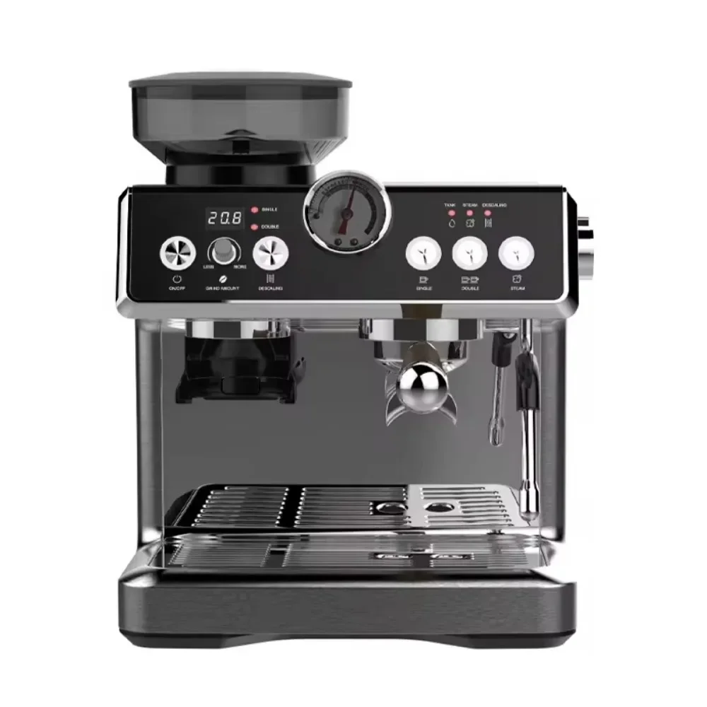 

Espresso Coffee Maker with Grinder 2200W Multifunctional Automatic Germany Coffee Machine Automatic Coffee Machine