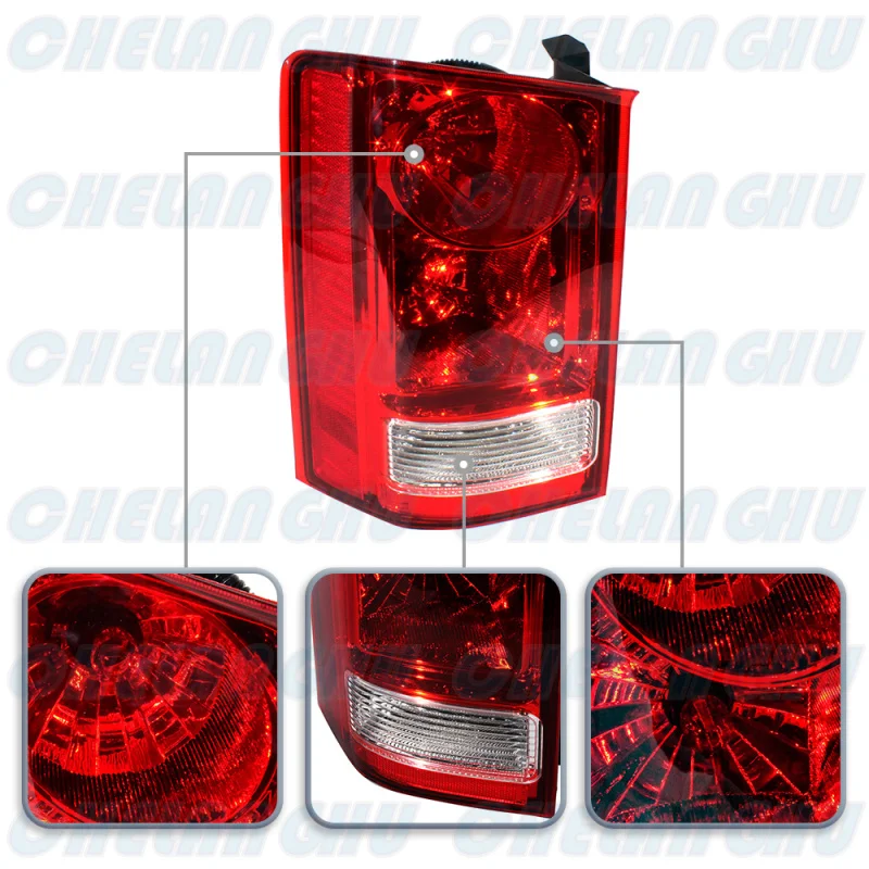 Halogen Tail Light For Honda Pilot 2009 2010 2011 2012 2013 2014 2015 1 Pair Rear Lamp Brake Light Car accessories