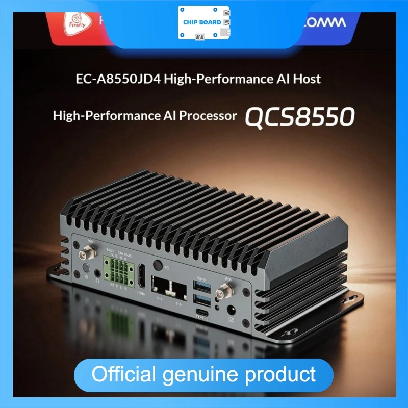 Firefly EC-A8550JD4 AI Processor Workstation, 48T Performance, 8K Codec Support, Low-Power, Qualcomm QCS8550