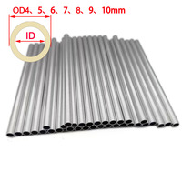 1-8Pcs 6061 Aluminum Tube Pipe OD4mm 5mm 6mm 7mm 8mm 10mm ID 2 3 4 5 6 7 8 9mm Hollow Aluminum Pipe Alloy Aluminum Tube