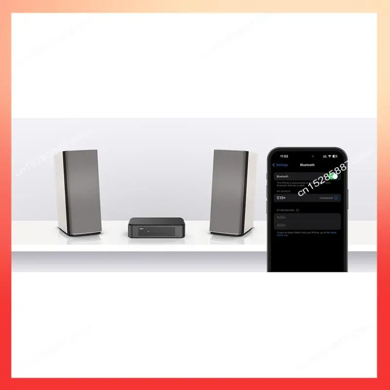 

ABNR S10+ Wireless Music Streamer 3.5Mm Jack Aux Bluetooth Audio Receiver For PC Audio Jack Adapter AUX Wireless