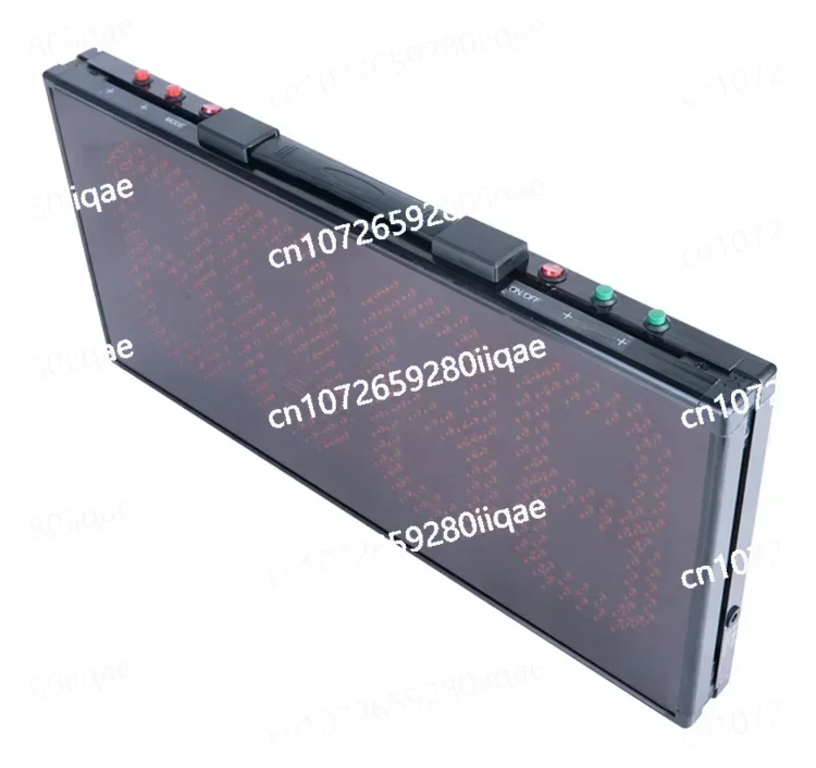 

Battery-Powered Soccer Sports Equipment 1-Side Electronic Football Referee Board: Substitution & Injury Time Display