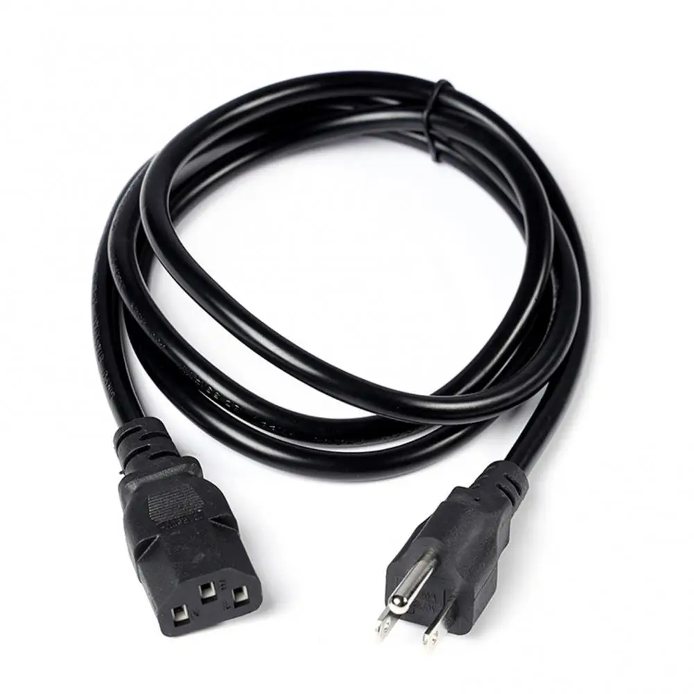 New 1.5m US Plug Household Appliances Power Cable for PC Monitor/Printer/Projector