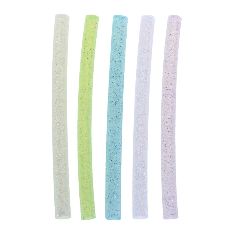 

100Piece Multicolor Miniature Hot Melt Adhesive Sticks, 7mm by 100mm, Suitable for Artistic Repair Quick Fixes