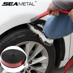 SEAMETAL Car Fender Flare Wheel Eyebrow Anti Collision Protector Arch Extenders Moulding Trim Rubber Seal Strip Scratch Proof