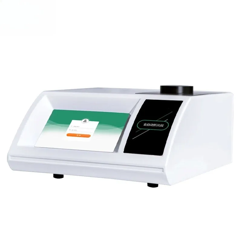 Laboratory Grade Fully Automatic Digital Abbe Refractometer Desktop Sugar Solution Concentration Meter LCD Display Refractive