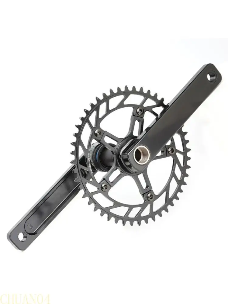 

A1A2 Light Weight Aluminum Alloies Road Bike Crankset Foldable Bike Crankset Tool Great For Efficient Riding And Easy Storage