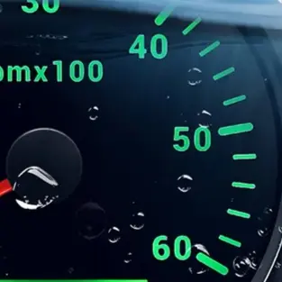 85MM 7 Color Backlight Tachometer 0-6000 0-7000 0-8000 RPM Car Gauge For 2-12 Cylinders  12V24V Car Marine Boat Yacht Car Parts