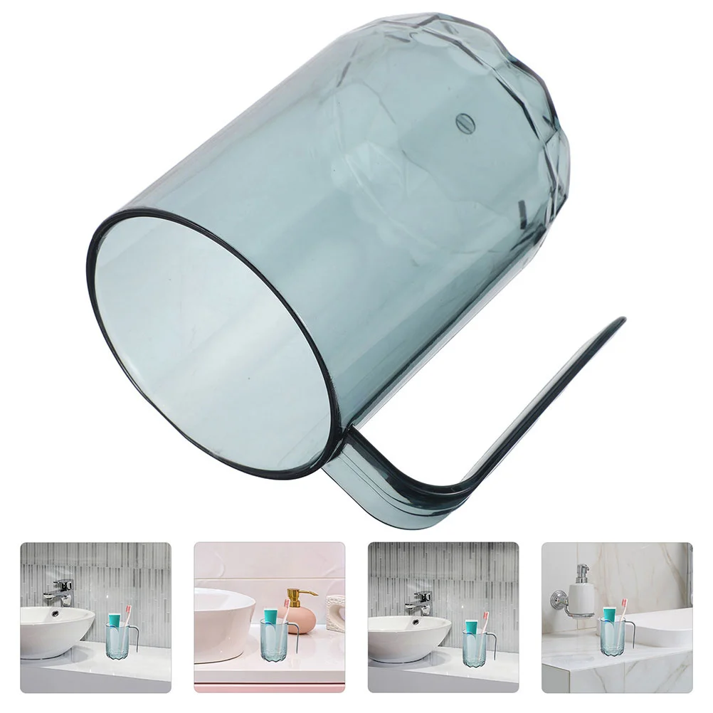 

3Pcs Reusable Plastic Mouthwash Cups Nordic Style Bathroom Tumblers Lightweight Family Toothbrush Holder Travel Use
