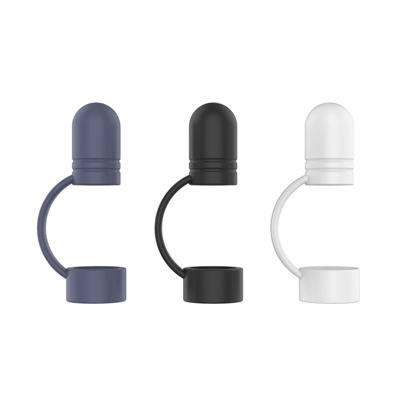 Apple用ソフトプロテクションケース,交換用ペンキャップ,シリコンホルダー,ペンホルダー,保護スリーブ,アクセサリー,3個