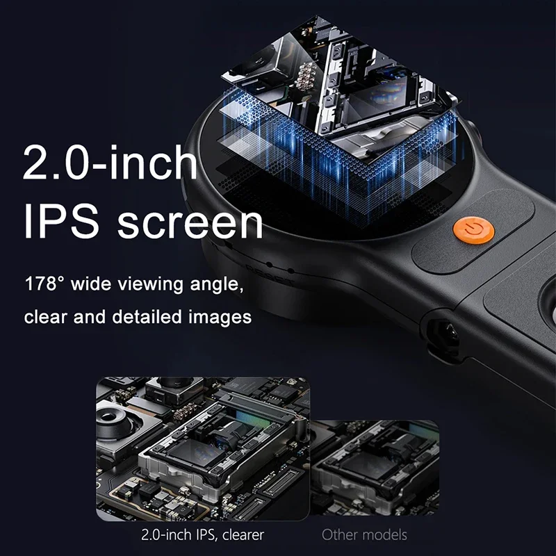 Digital Microscope Camera Handheld Autofocus 2MP Coin Video Microscopes 500x Electronic Magnification For Soldering Phone Repair